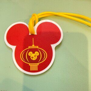 Disney Mickey Mouse head Lunar Chinese / New Year Luggage or Bag Tag - Travel